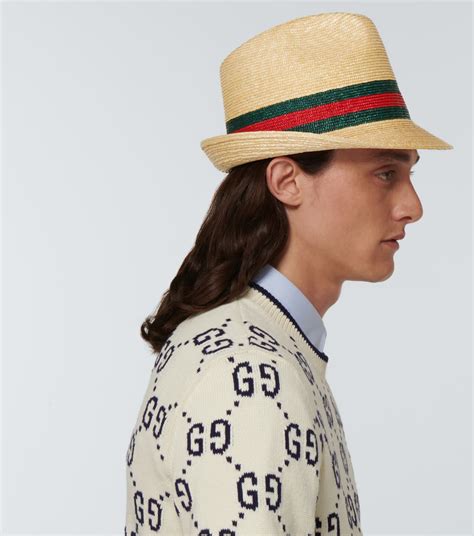 gucci bucket hat straw|gucci inspired straw hat.